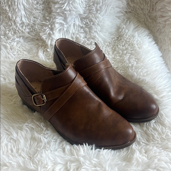 Life Stride Shoes Life Stride Womens Adley Brown Ankle Boots